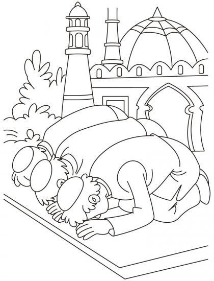 420x550 Best Islamic Coloring Pages Images On Ramadan