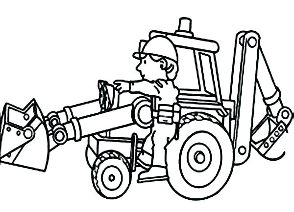600x434 Mechanic Coloring Pages Bulldozer Coloring Pages To Print Mechanic