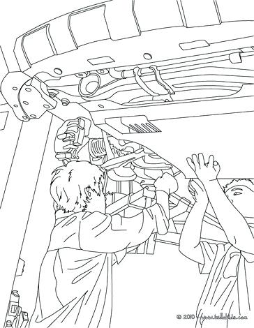 364x470 Mechanic Coloring Pages Car Mechanic Coloring Pages