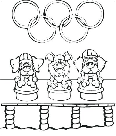 400x469 Olympic Rings Coloring Page Coloring Pages Free Coloring Page