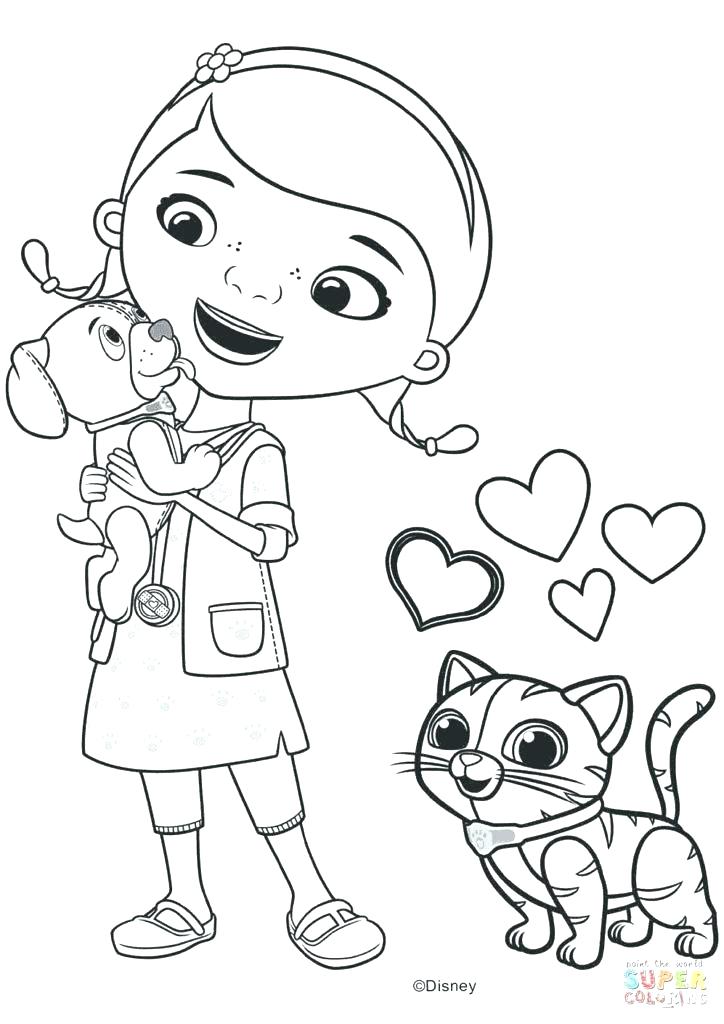 724x1024 Remarkable Coloring Pages Of Doc Mcstuffins Chic Design Doc