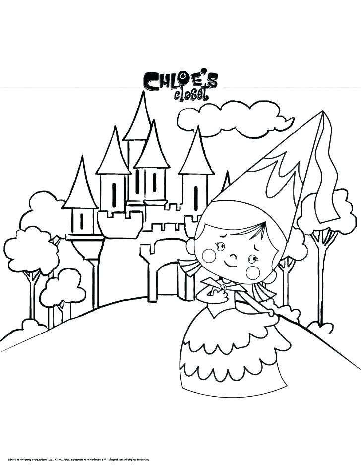728x941 Coloring Pages Of Medieval Castles