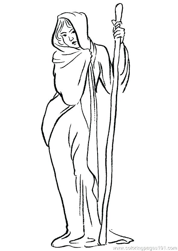 590x833 Bing Coloring Pages Coloring Pages Druid Color Page Wizard Witch