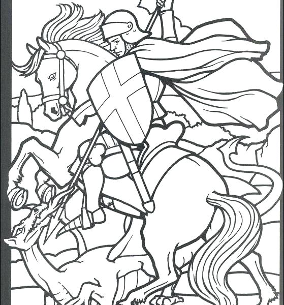559x600 Medieval Times Coloring Pages