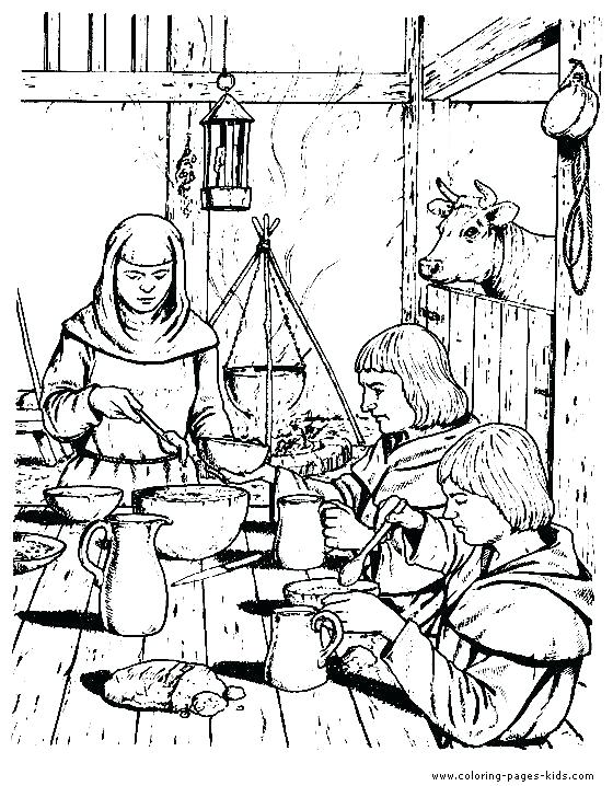 560x718 Medieval Coloring Pages Medieval Knight Coloring Pages
