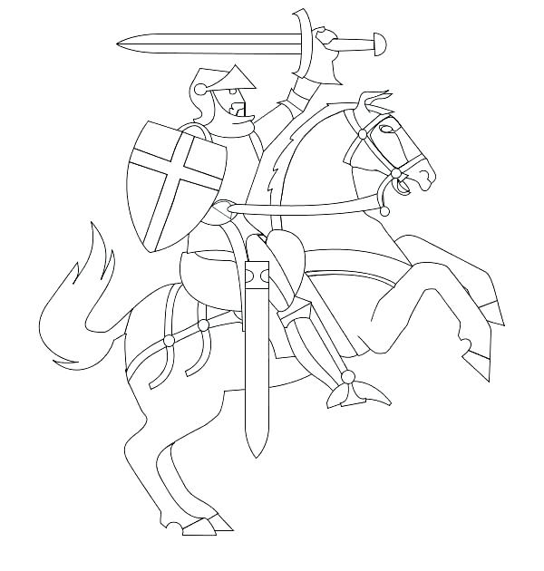 600x630 Princess And Knight Coloring Pages