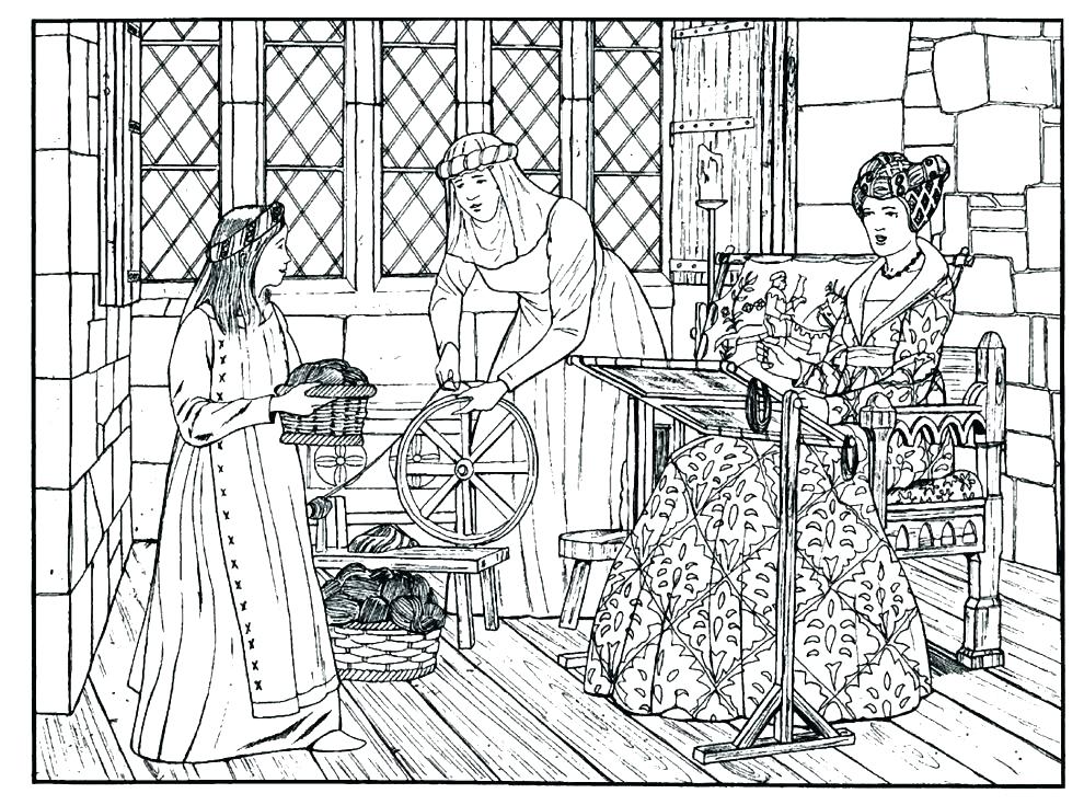 990x735 Medieval Coloring Pages Medieval Times Coloring Pages Medieval