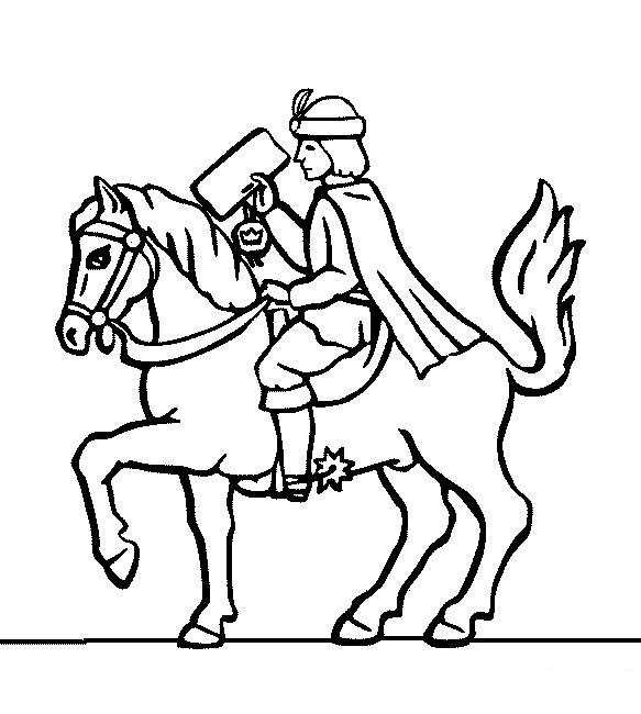 583x650 Middle Ages Coloring Page