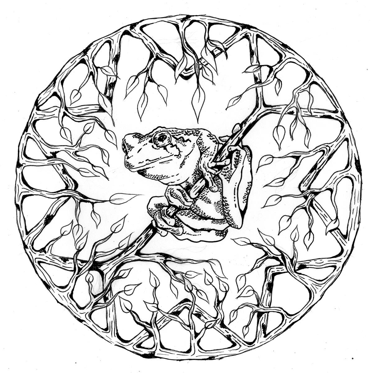 1200x1200 Printable Mandala Abstract Colouring Pages For Meditation