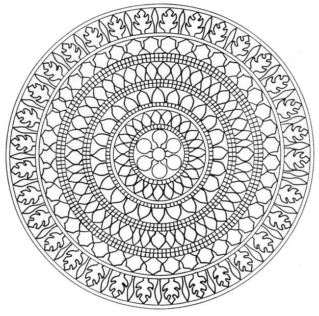 650x645 Medium Coloring Pages