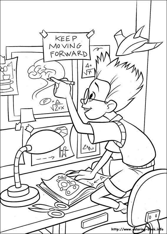 567x794 Meet The Robinsons Coloring Picture Disney Coloring Pages