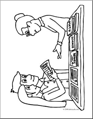 304x392 Clip Art Parent Teacher Conference