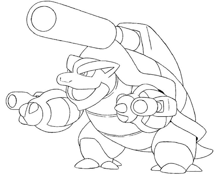 736x603 Excellent Design Pokemon Coloring Pages Mega Blastoise