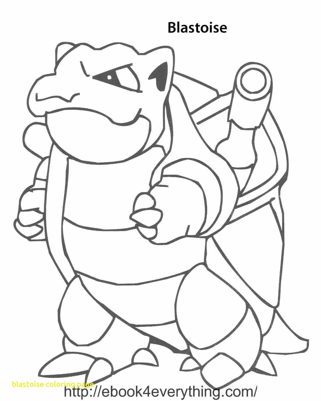 1091x1365 Blastoise Coloring Page