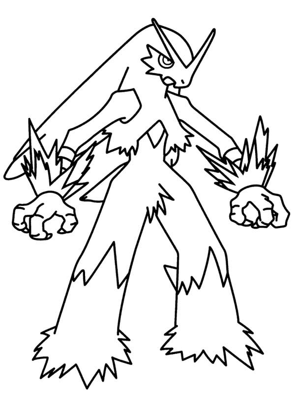 600x800 Impressive Design Pokemon Coloring Pages Blaziken Page Mega