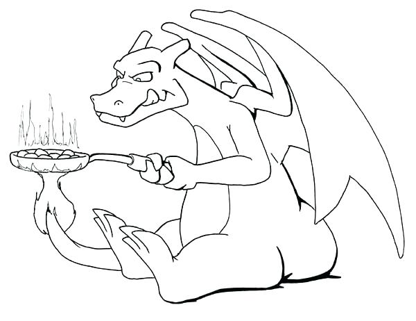 600x462 Charizard Coloring Pages Coloring Pages Frying With His Flaming