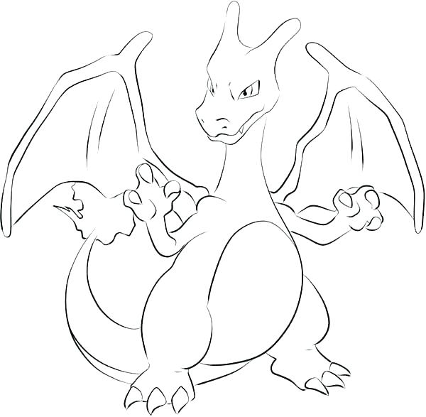 600x587 Pokemon Coloring Pages Charizard Coloring Pages Mega Ex Coloring