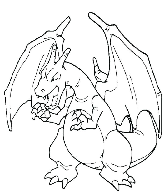 700x825 Mega Charizard X Colouring Pages Icontent
