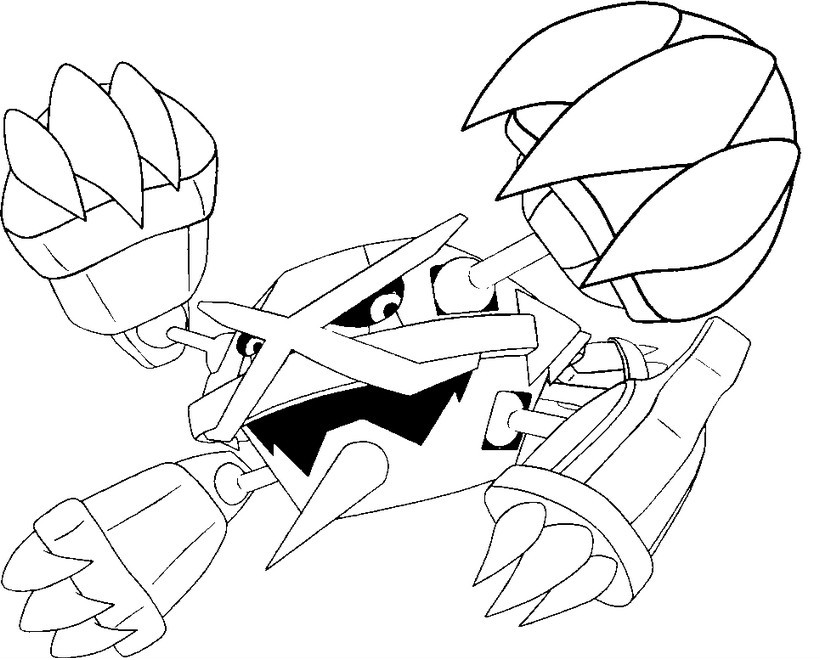 820x660 Coloring Pages Mega Evolved Pokemon Drawing