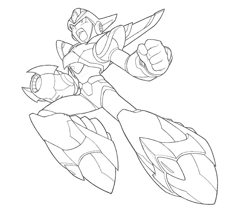 800x667 Mega Man Coloring Pages Mega Man Coloring Page Many Interesting