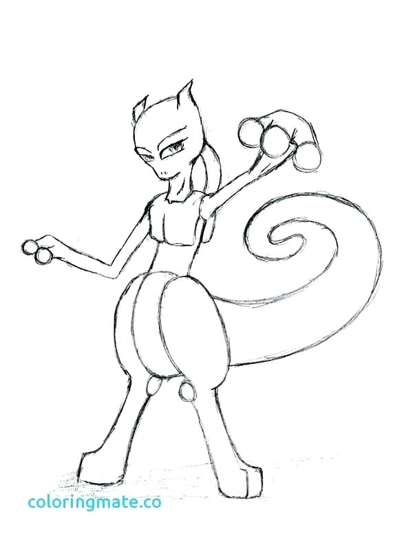 600x785 Mewtwo Coloring Pages Coloring Pages Coloring Page Luxury Sketch