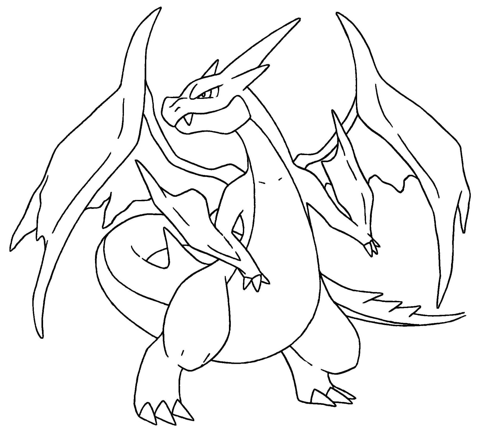 1851x1635 Mega Pokemon Coloring Pages Colorings' World