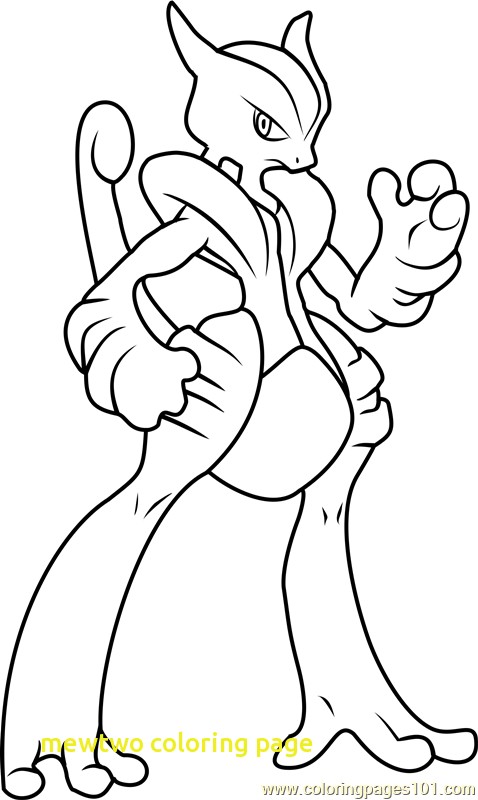 478x800 Mega Pokemon Coloring Pages Mewtwo