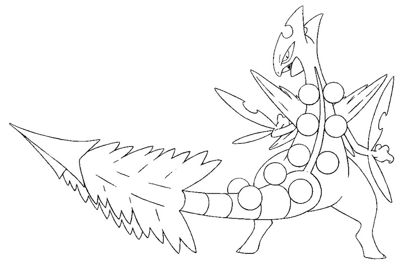 800x527 Coloring Pages Mega Evolved Pokemon Drawing