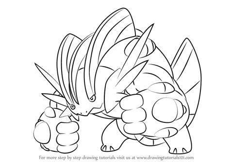 Mega Swampert Coloring Pages at GetDrawings | Free download