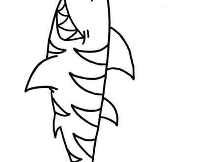 440x330 Megalodon Shark Coloring Pages, Monster Shark Coloring Pages