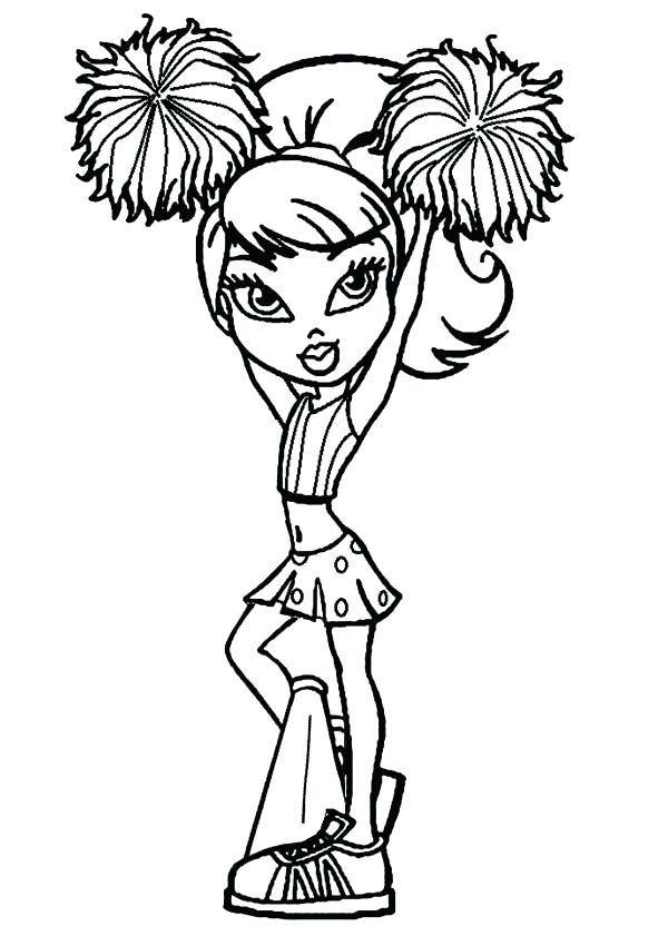 600x850 Cheerleading Megaphone Coloring Pages Devon Creamteas