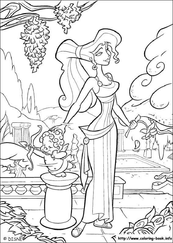 567x794 Hercules Coloring Picture
