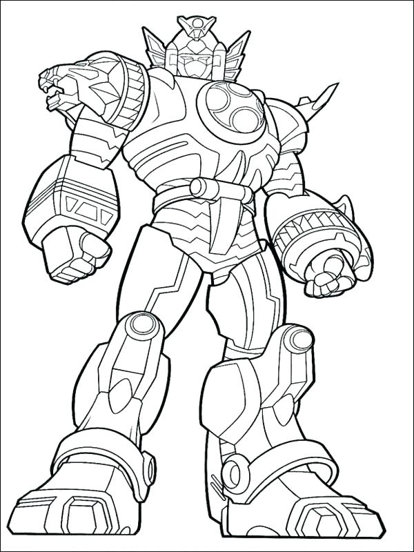 600x800 Megazord Coloring Pages Power Rangers Samurai Coloring Pages Power