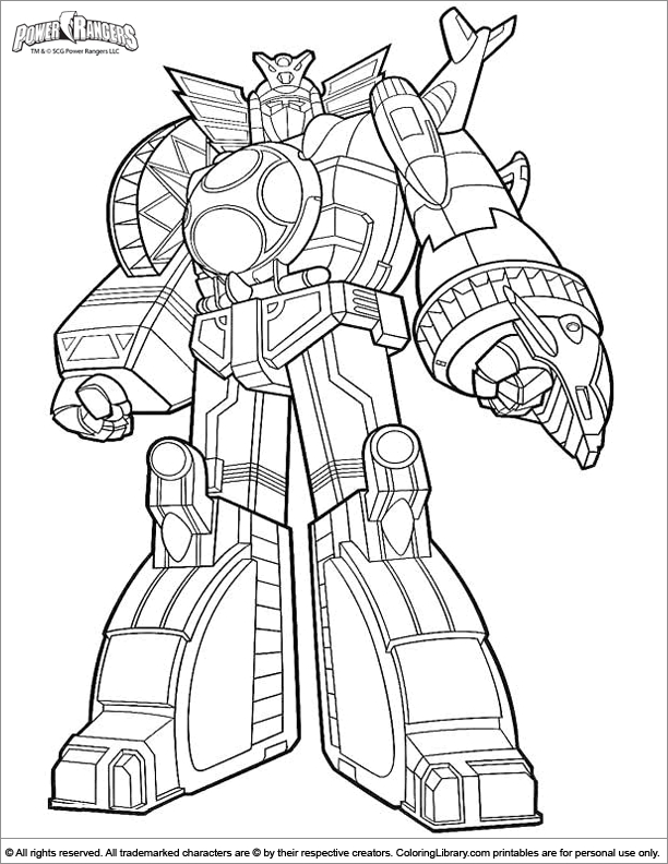 612x792 Printable Power Rangers Coloring Pages Coloring Home Power Rangers