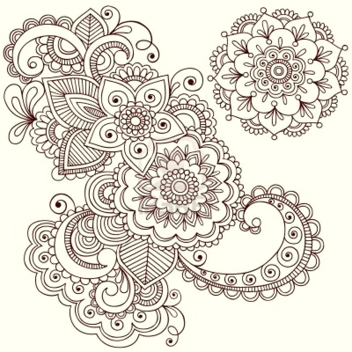 1200x1200 Mehndi Coloring Pages Best Coloring Book For Free Downloads