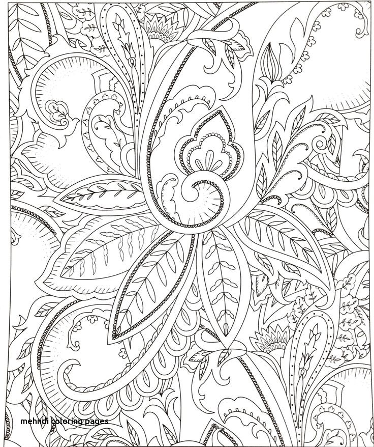736x878 Mehndi Coloring Pages