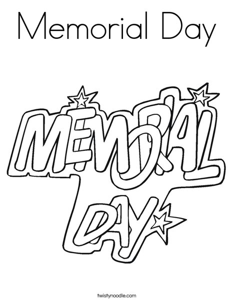 468x605 Memorial Day Coloring Page