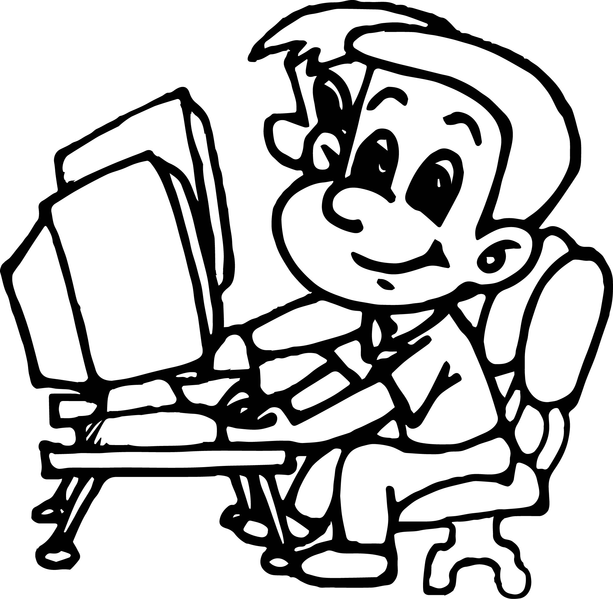 2088x2039 Grade Memorial School Computer Lab Grade Coloring Page