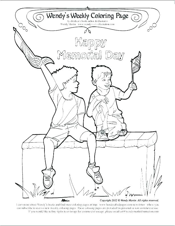 614x794 Memorial Day Coloring Pages Celebrations Veterans Memorial Day