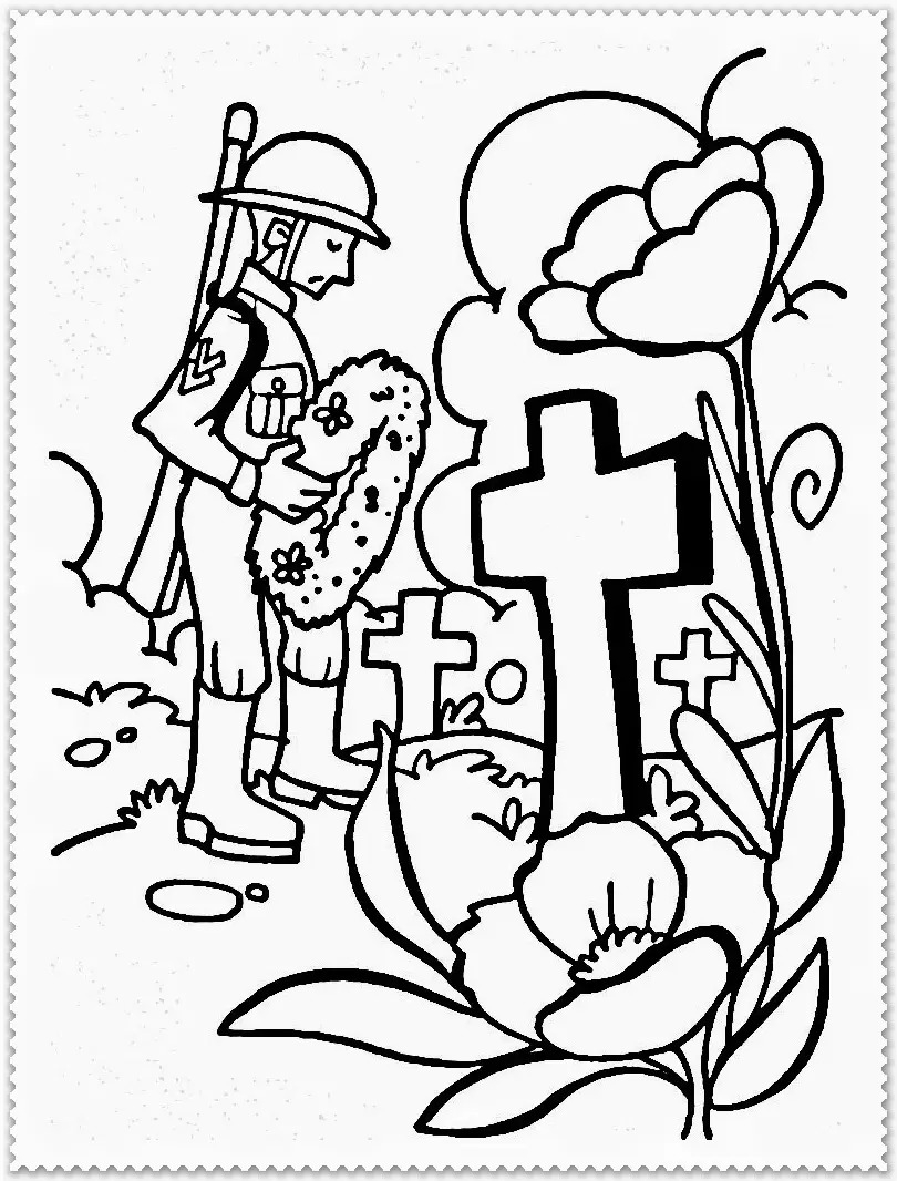 810x1066 Memorial Day Coloring Pages