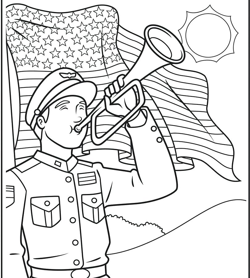 810x900 Memorial Day Coloring Pages