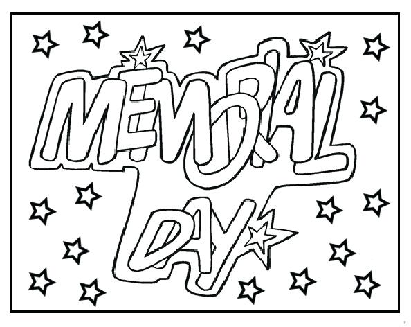 594x472 Memorial Day Coloring Pages Memorial Day Coloring Pages For Grade