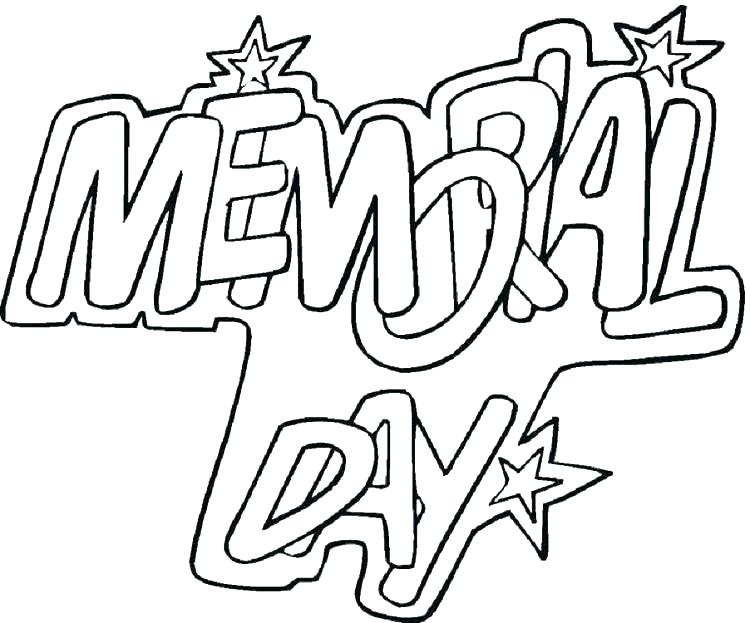 750x623 Memorial Day Coloring Pages Pictures Sheets Printable Free