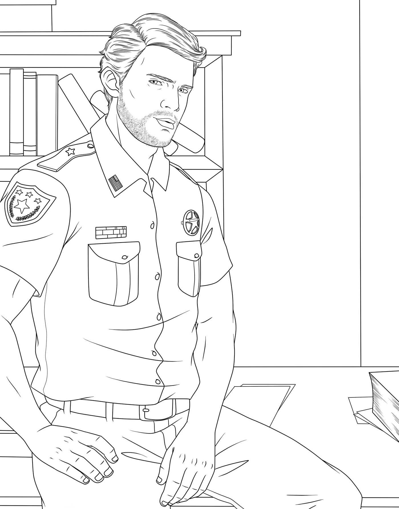 1399x1788 Coloring Pages For Men