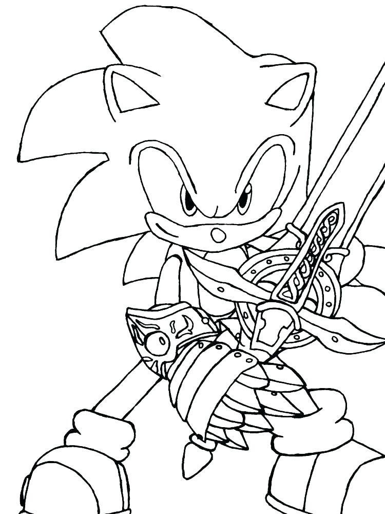 750x1000 Sonic Coloring Pages Coloring Pages Of Sonic The Hedgehog To Print