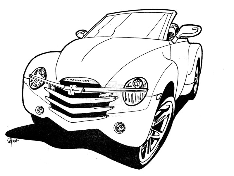 800x600 Antique Car Coloring Pages