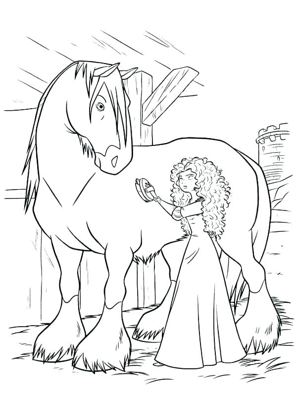 600x840 Disney Brave Coloring Pages Brave Coloring Page Letter C Coloring