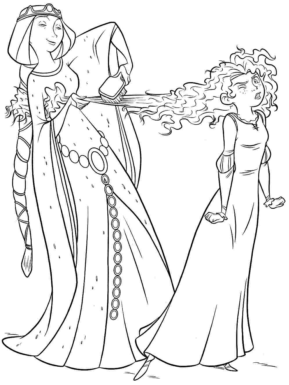 996x1326 Merida Coloring Pages