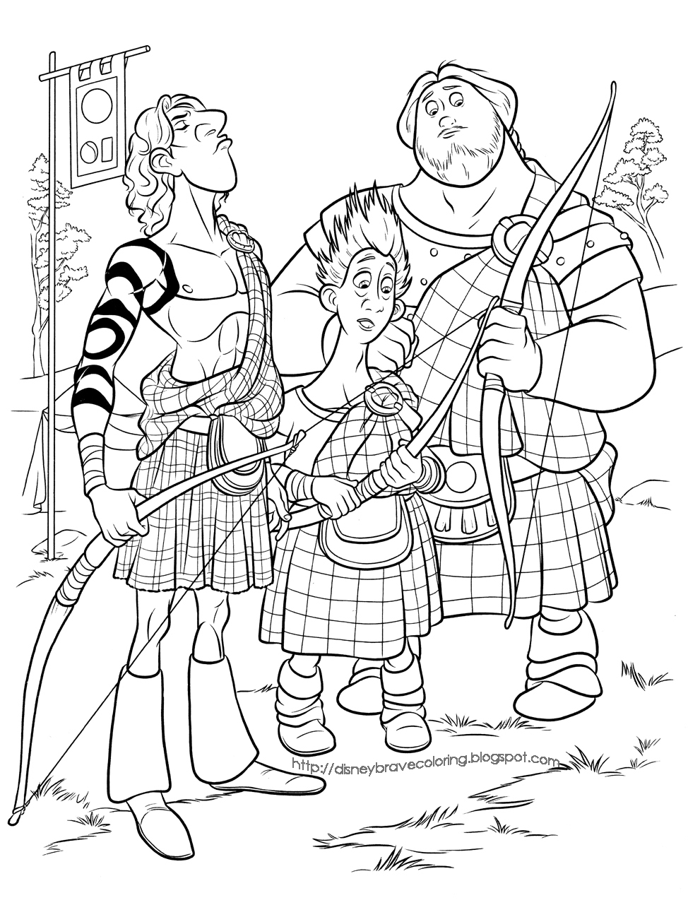 974x1281 Brave Merida Coloring Pages