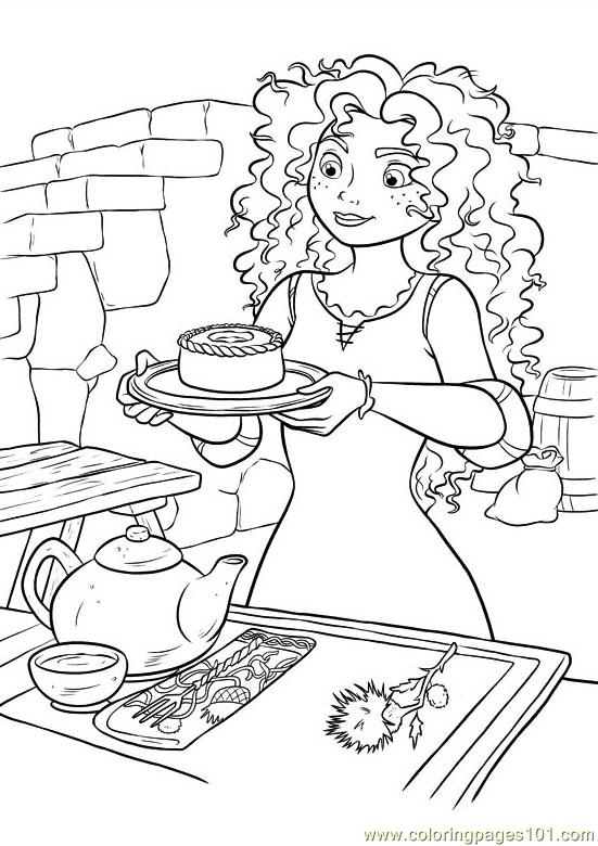 551x780 Brave Coloring Page